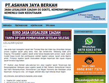 Tablet Screenshot of legalisirijazah.com